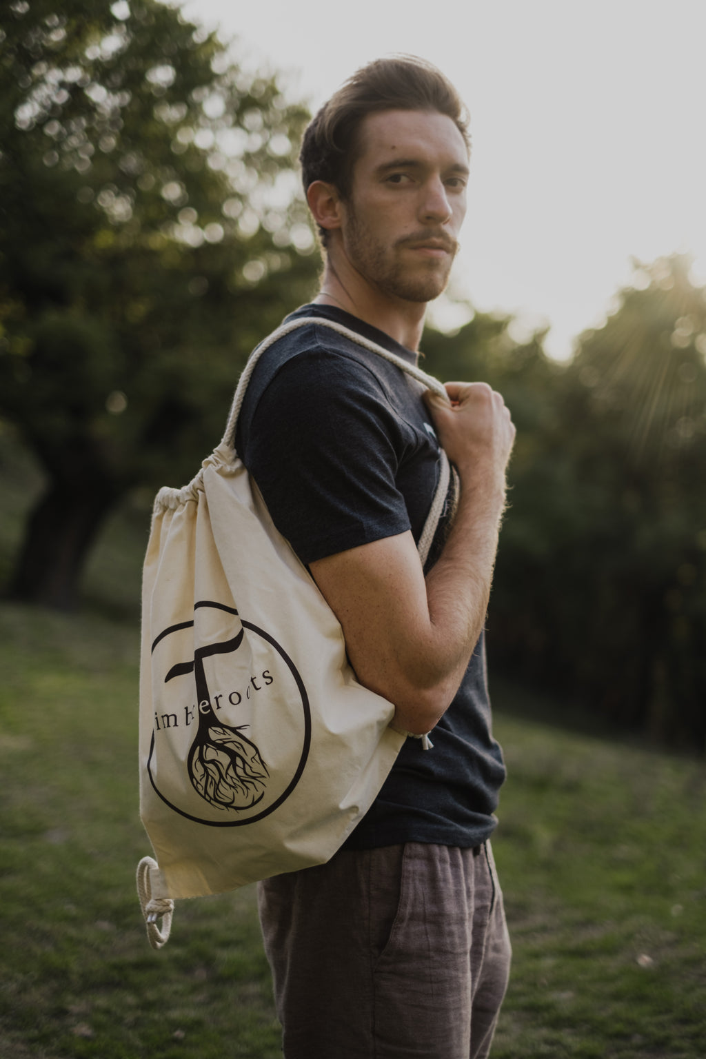 Gymbag Timbreroots Logo (White)